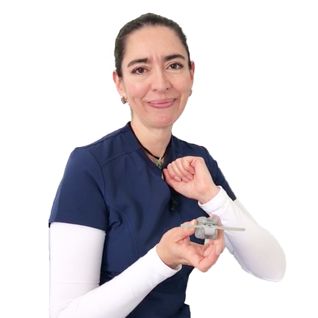 Dr. Sara M. Pasantes, orthodontist specialist at Prevedonto dental clinic Bogota Colombia